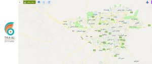 نحوه پیدا کردن عکس ملک بر روی نقشه تهران شرکت مهندسی تُکا